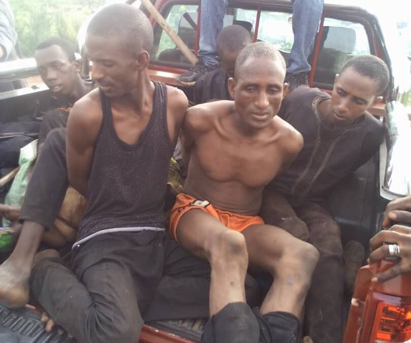 Bandits Apprehended By Amotekun and Other Non-state Actors