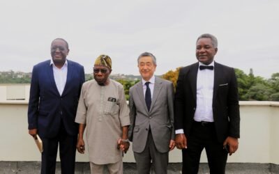 President of Sasakawa Africa Association Meets Chief Obasanjo, IFAD, Japanese Ambassador and others